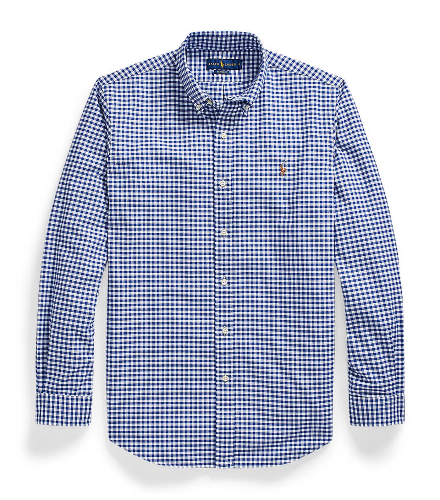 POLO RALPH LAUREN Camisa Oxford Custom Fit - Blue - Mau Feitio