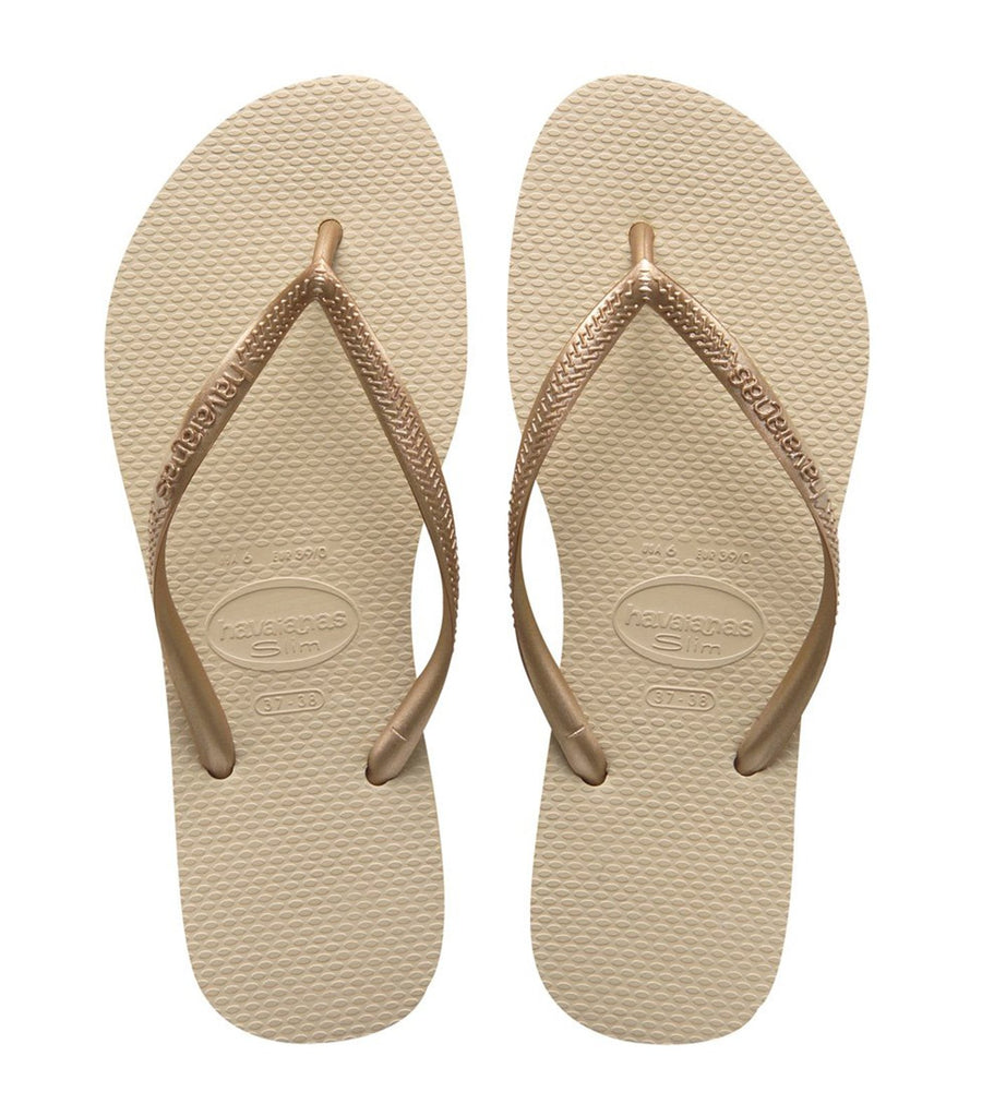 gold havaiana flip flops