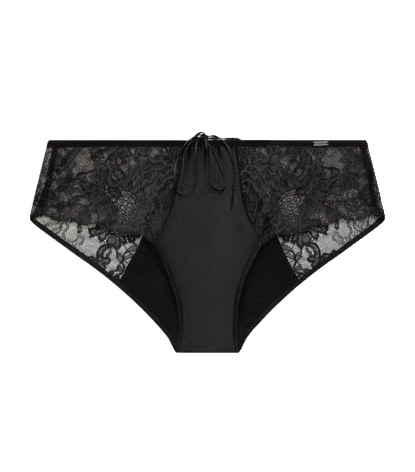 Spanx Undie-tectable® Lace Hi-Hipster Panty in Very Black - Busted