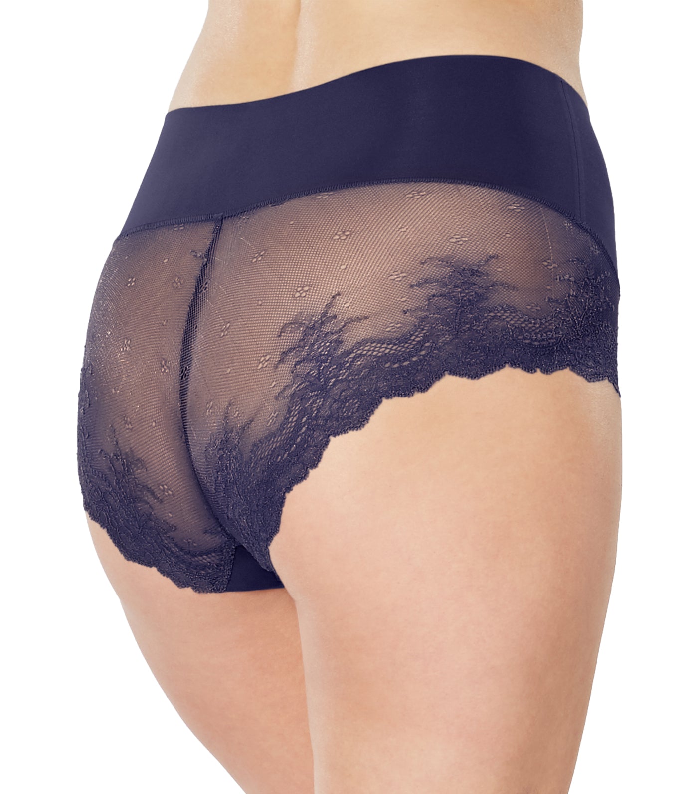 SPANX, Undie-tectable Lace Hi-Hipster Panty, Soft Nude, M at