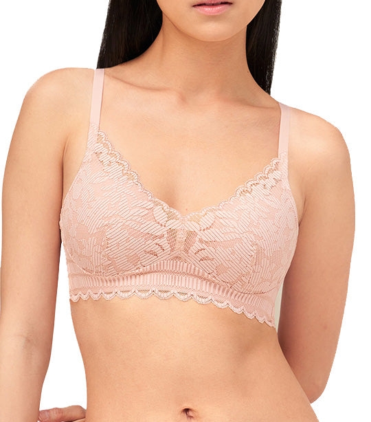 Buy Triumph Padded Wired Medium Coverage T-Shirt Bra - Skin at Rs