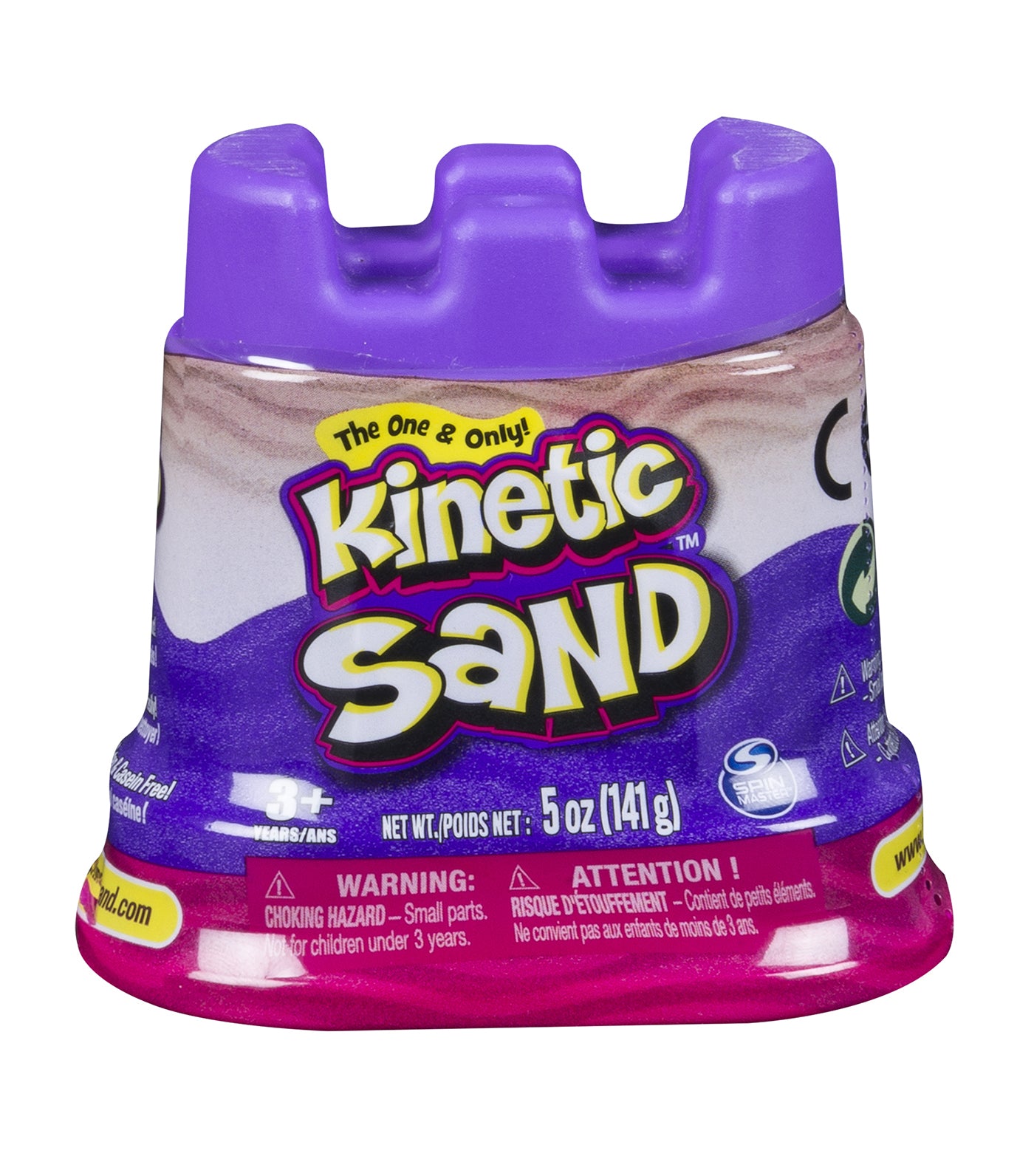 Kinetic Sand Seashell 4 1/2 oz Container Case