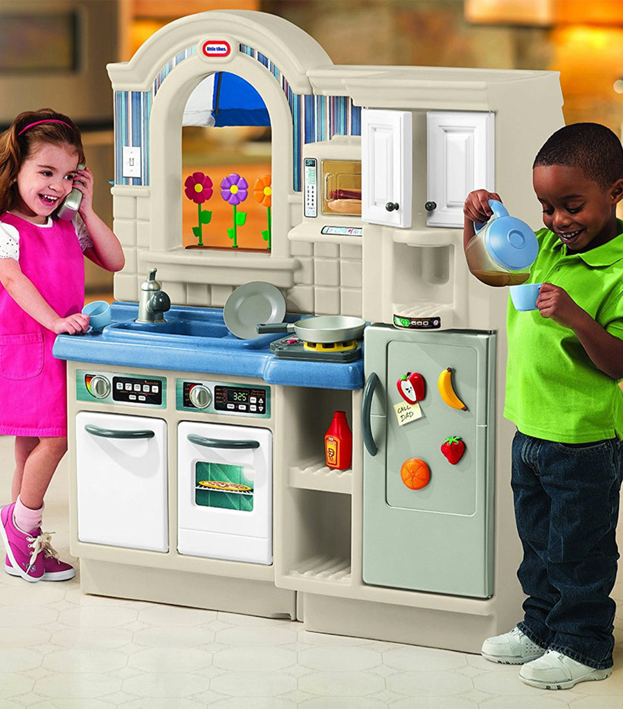 little tikes play kitchen with grill