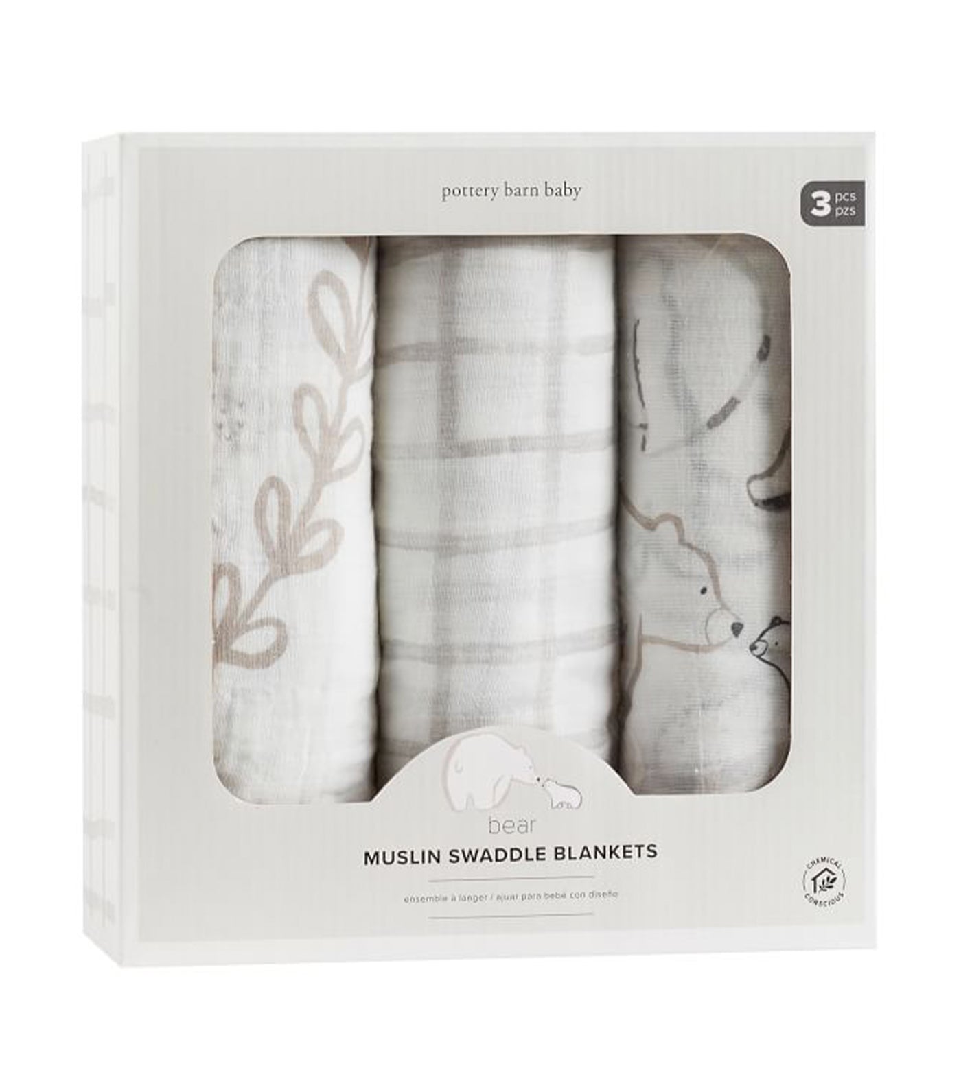 pottery barn swaddle
