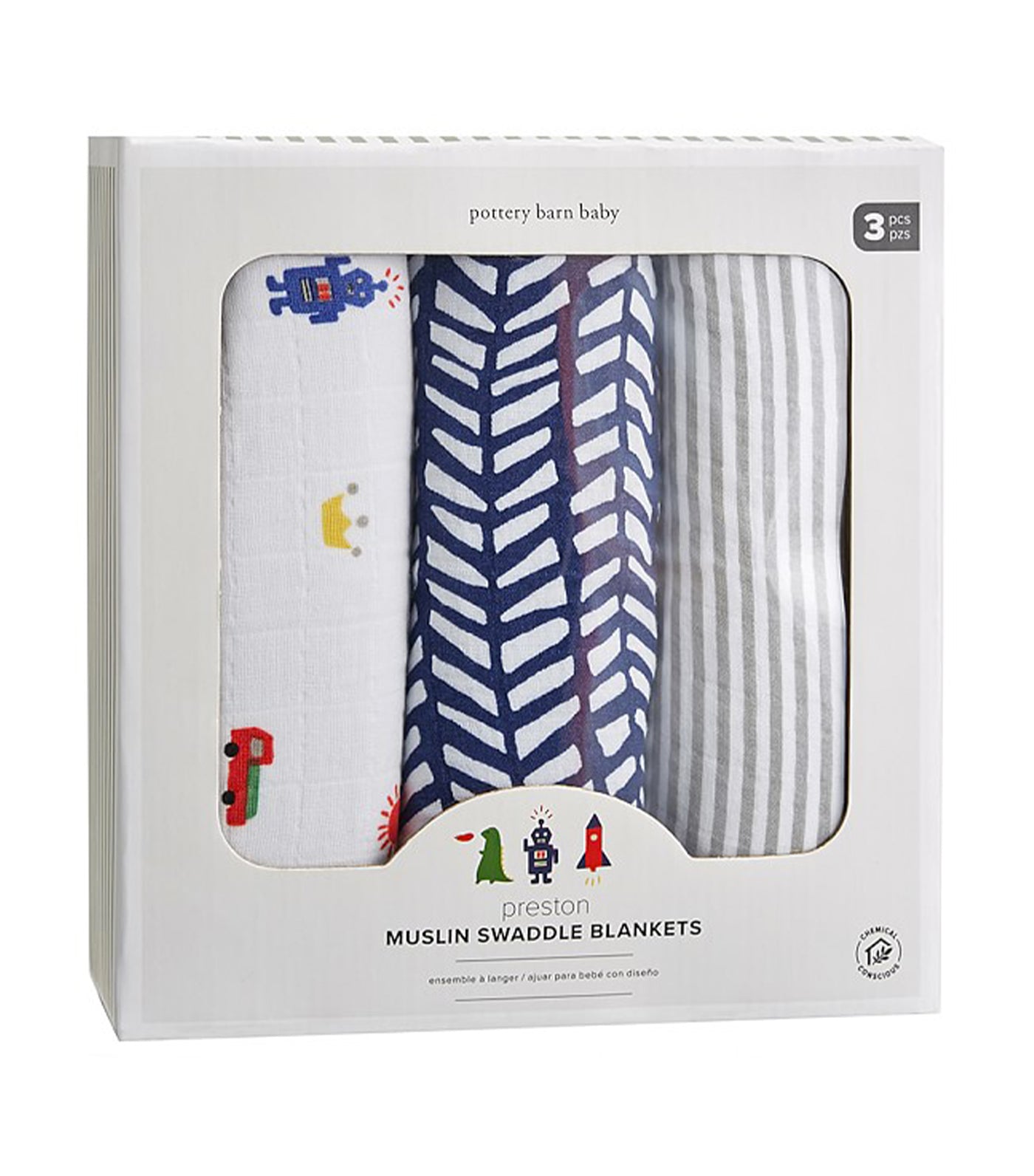 pottery barn swaddle blankets