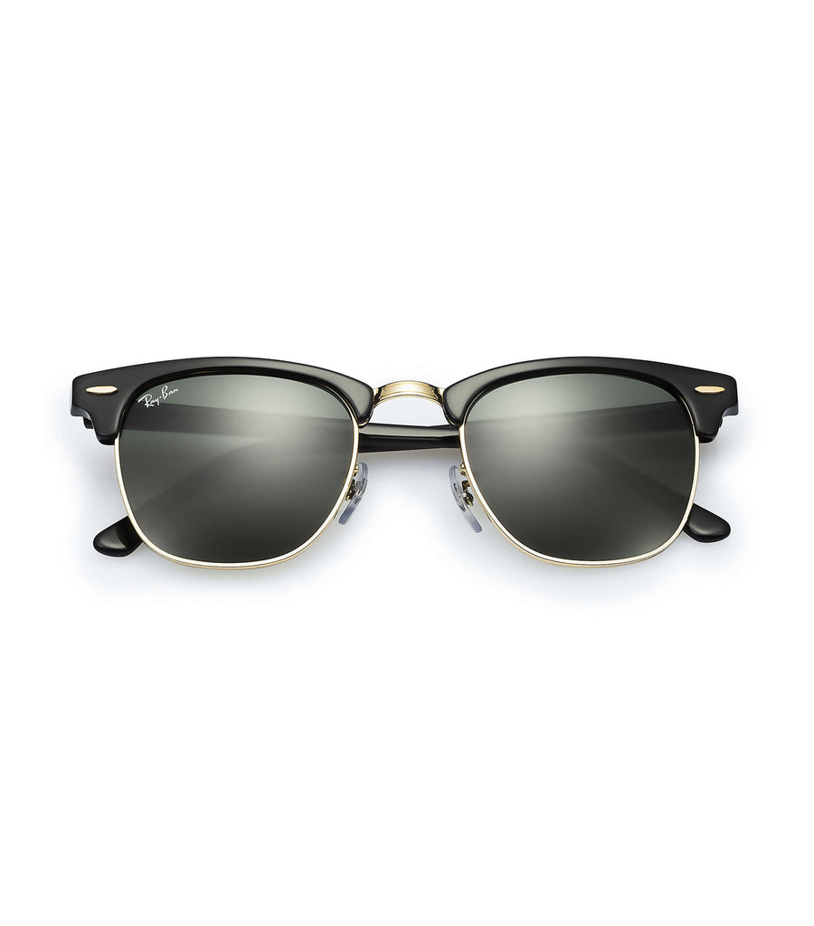 ray ban clubmaster black and silver