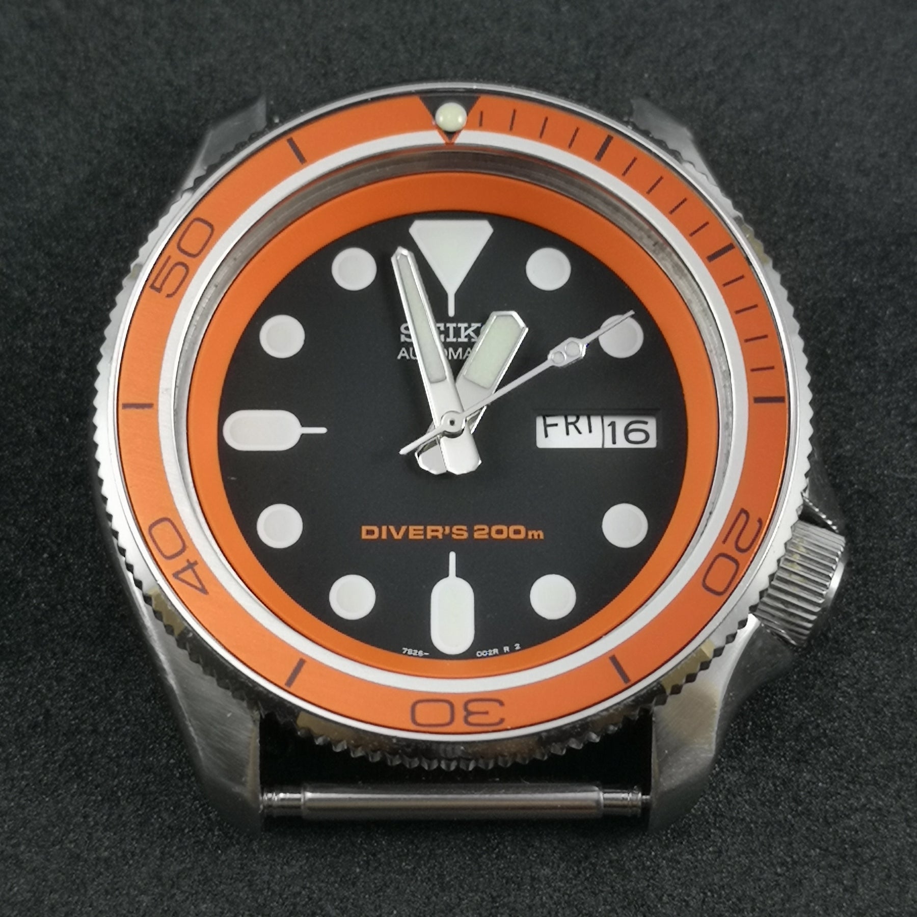 AI0070 SKX007 Aluminum Bezel Insert - Orange  – Watch&Style