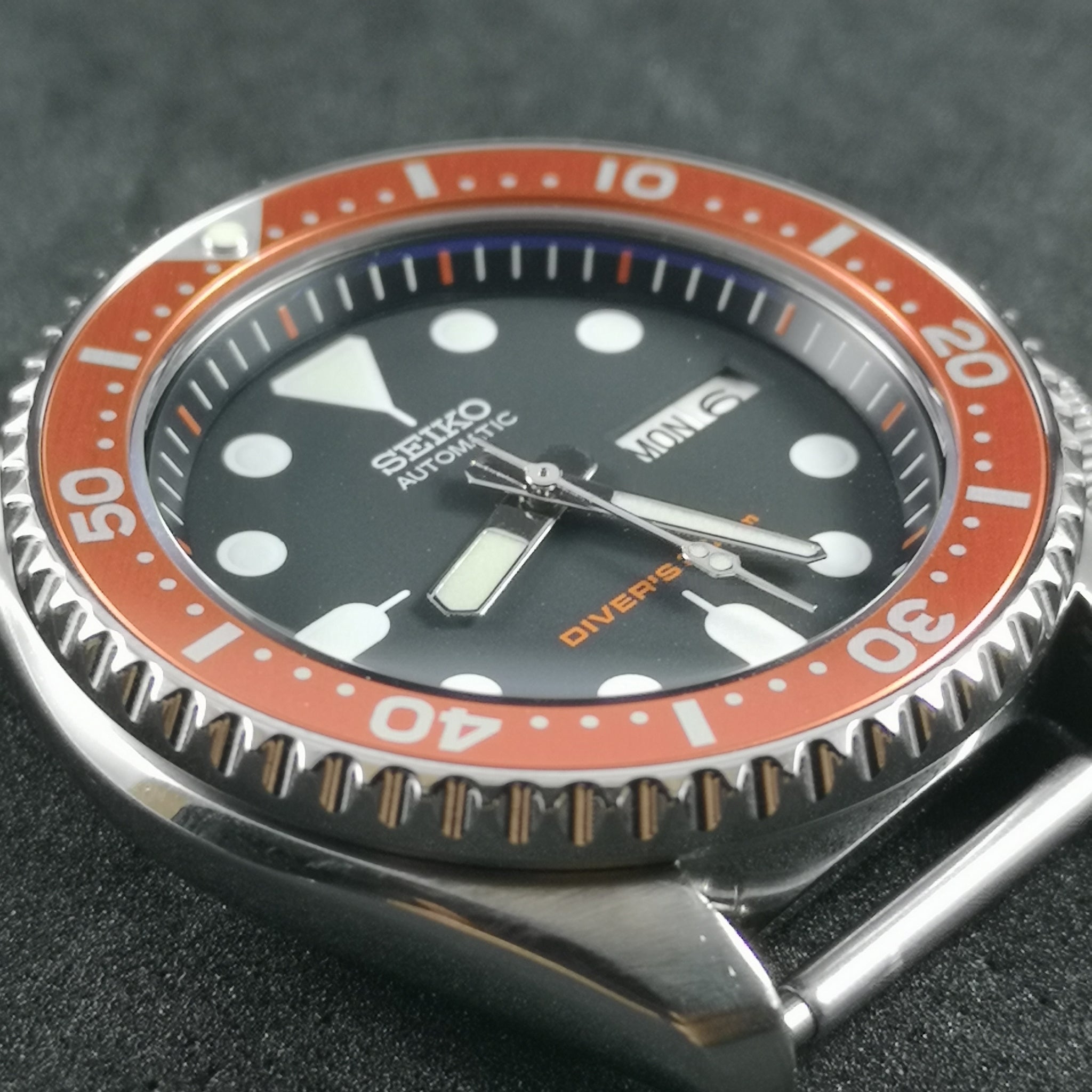 SKX007 Orange Aluminum Bezel Insert – Watch&Style