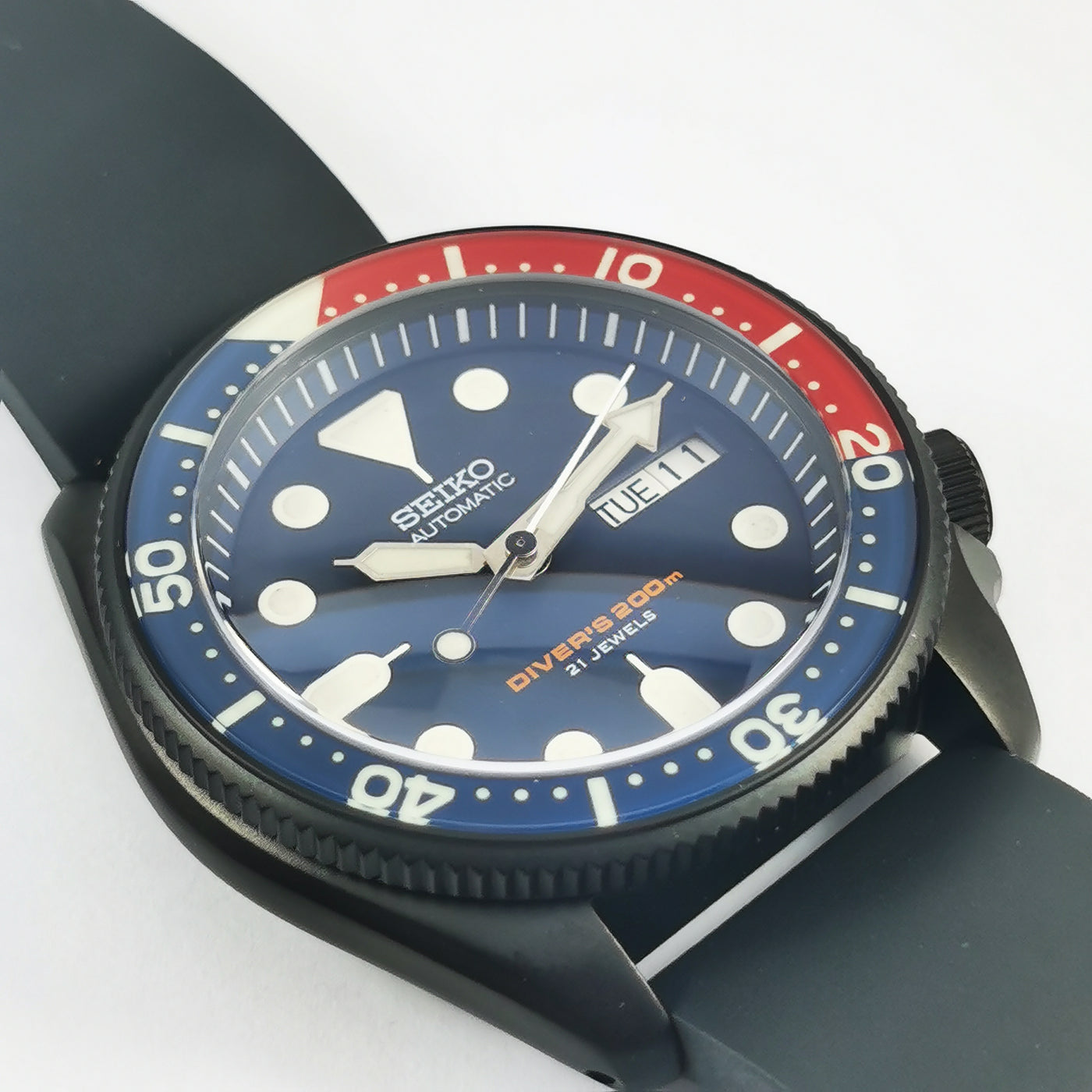 G0571 SKX007 Flat Glass Bezel Insert SKX Style | Watch&Style