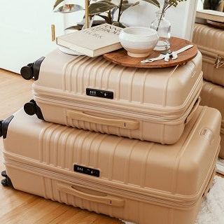 Suitcases in the living room