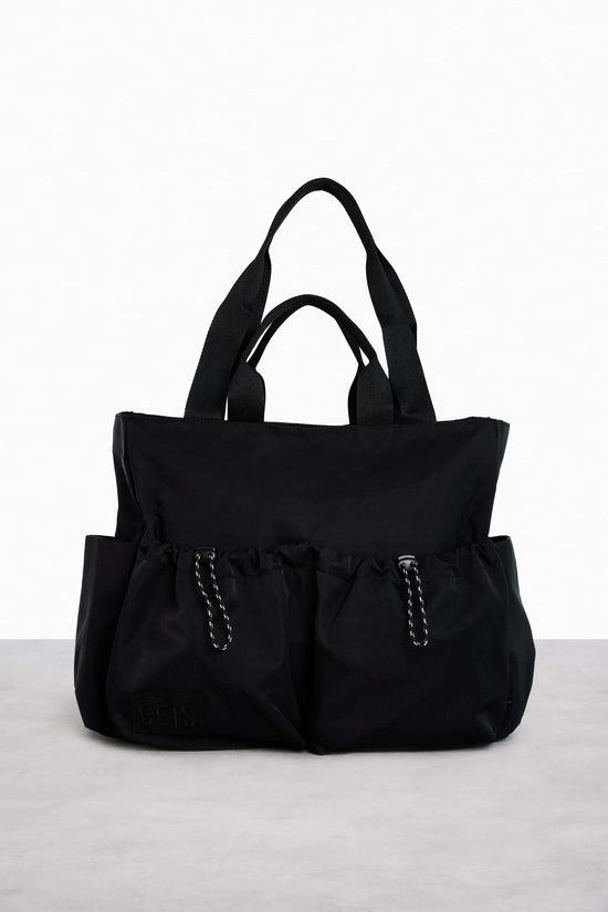 Béis 'The Sport Carryall' in Black - Chic Tennis Tote