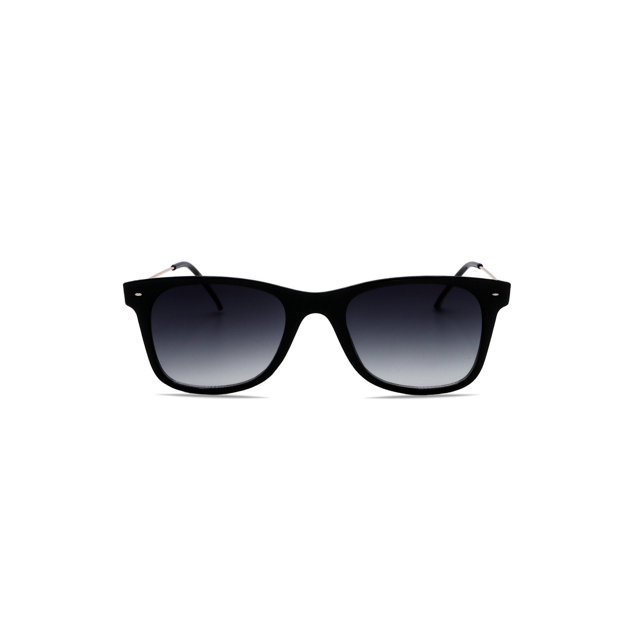 matte black wayfarer style sunglasses