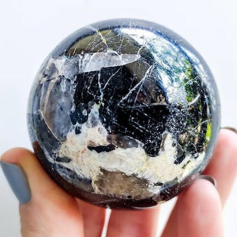 Himalayan Black Tourmaline Sphere