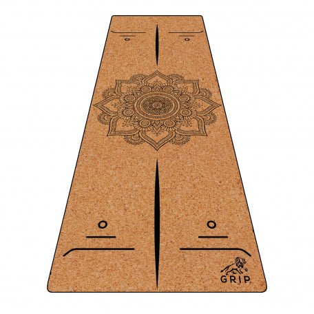 Yoga Mat with Anti-slip Rubber Bottom 24″ × 68″ - Rain Drops