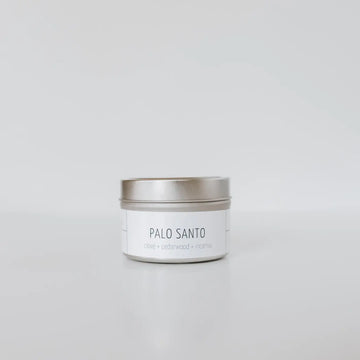 Palo Santo – 3-Wick Wooden Wick Soy Wax Candle - The Eclectic Chic Boutique