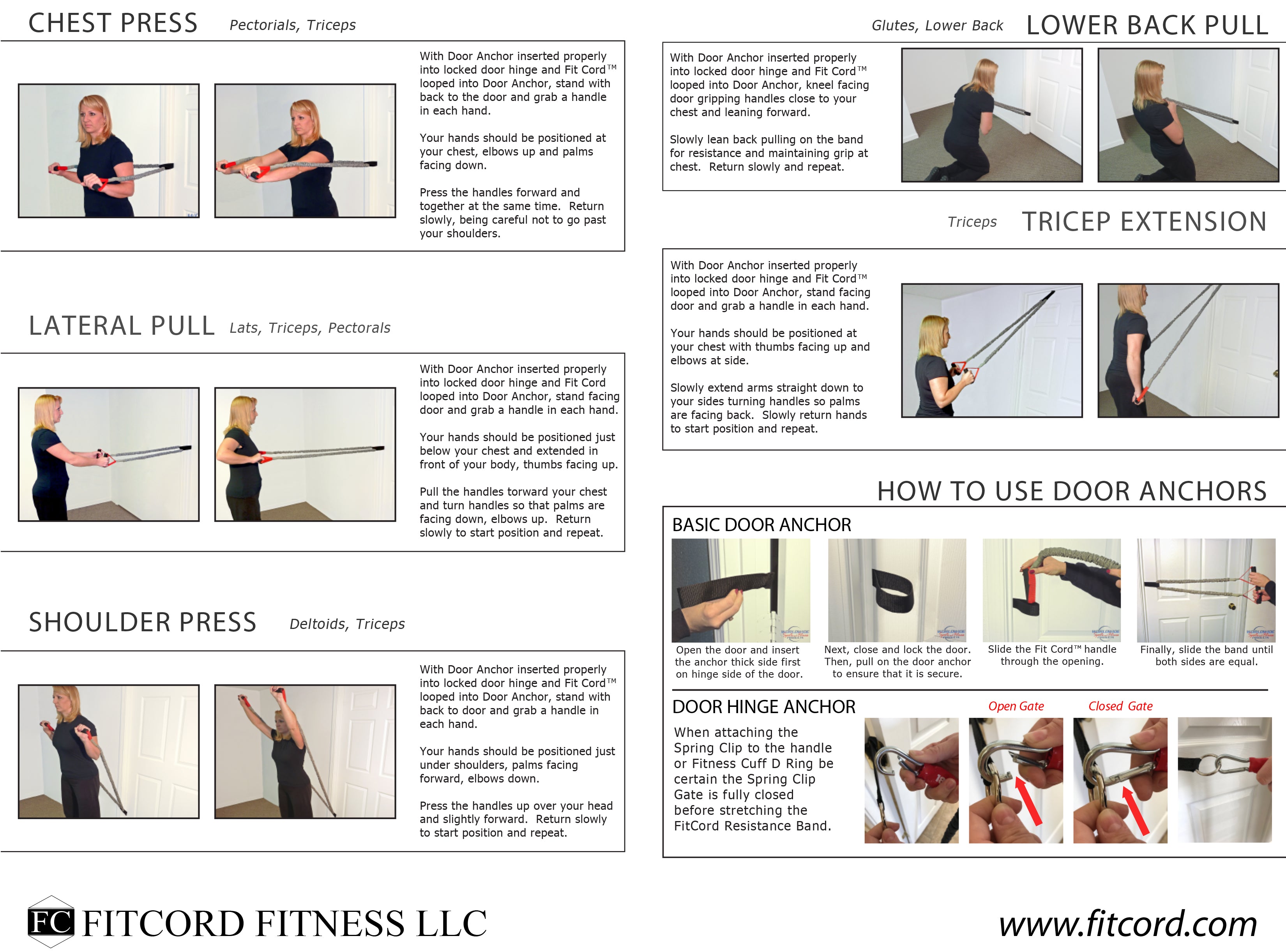 Free Resistance Band Workout Chart Guide