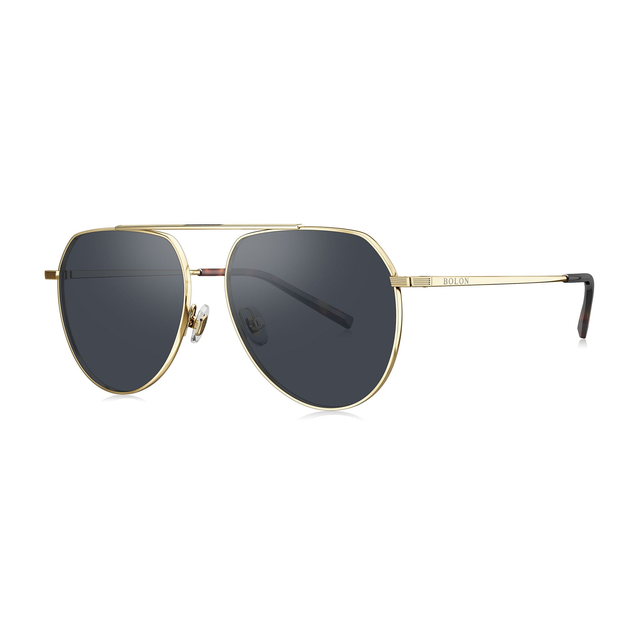 dior aviator cutout metal sunglasses