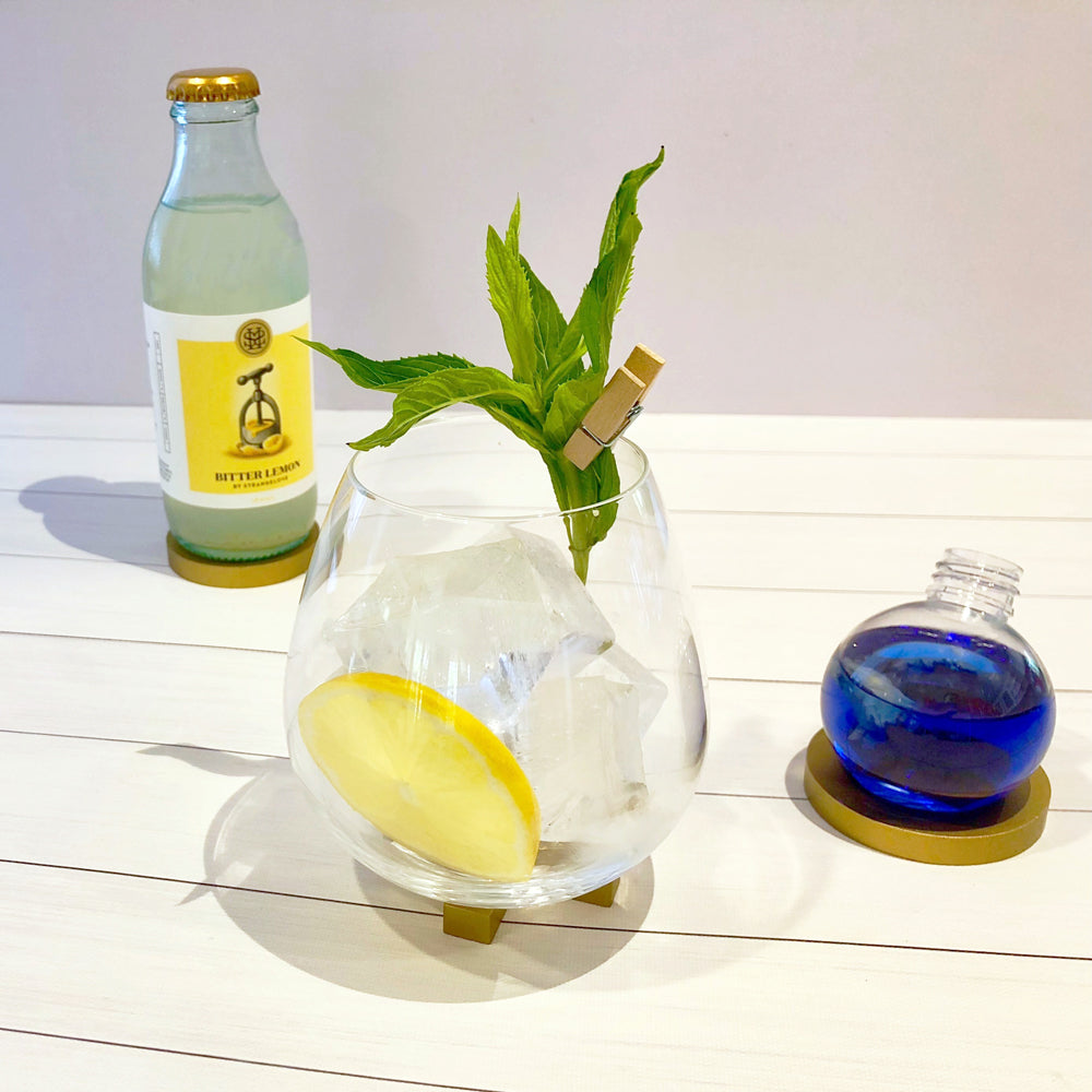 Bitter Lemon and Butterfly Pea Flower Gin