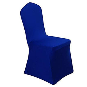 Royal Blue Spandex Banquet Chair Cover Rent