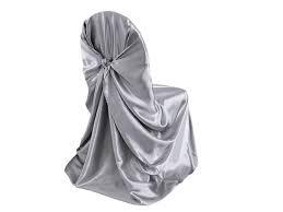 Silver Universal Satin Chair Covers For Wedding Events At Affordable Rate 1 45 Simply Elegant Chair Covers And More