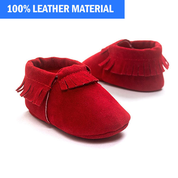 CuteWalk™ First Walker Leather Moccasins Soft Shoes