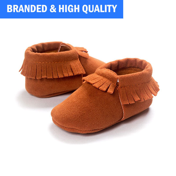 CuteWalk™ First Walker Leather Moccasins Soft Shoes