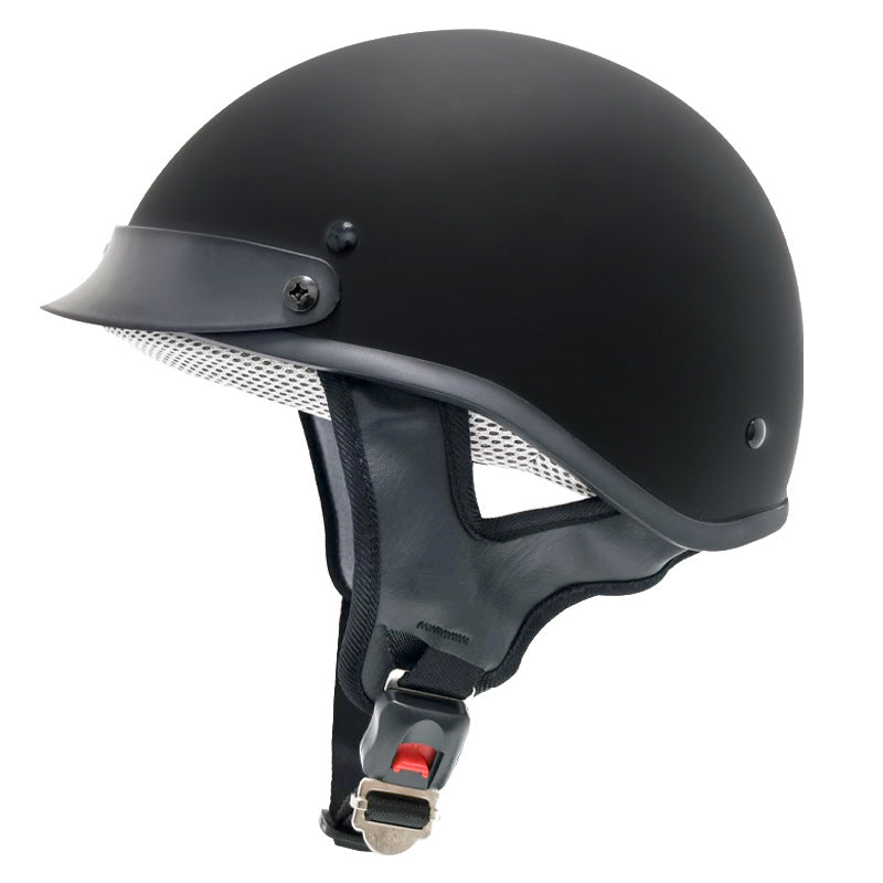 Mayan Style Half Helmet - Gloss Black – Riders Gear Store