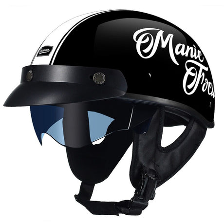 Sturgis Premium Half Helmet - Retractable Visor – Riders Gear Store