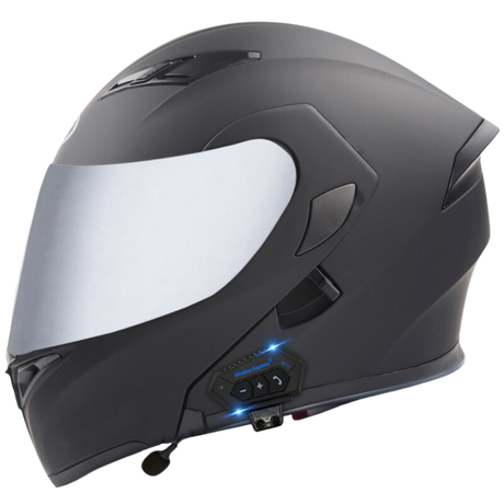 RetroRide Smart Bluetooth Open-Face Motorcycle Helmet with Dual Sun Vi –  Riders Gear Store