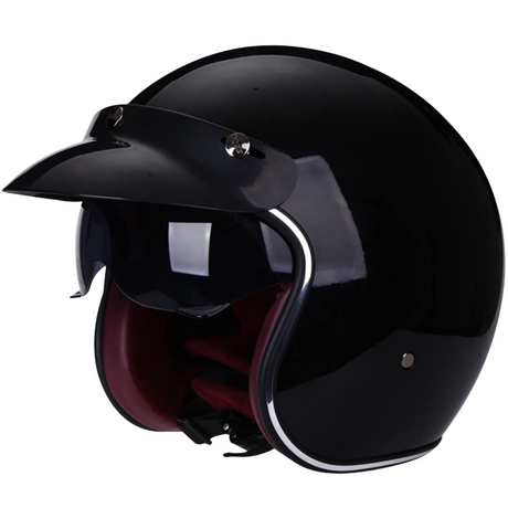 Retro Cafe Racer Open Face Bike Helmets Kmart With Universal Bubble Visor  And UV Protection Vintage Casco Moto Riding Goggles T221107 From Babiq08,  $57.21