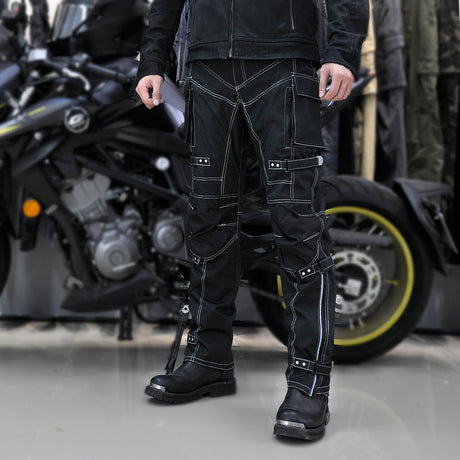 Waterproof Windproof Men Motorcycle Jeans with Armor Knee Hip Pads