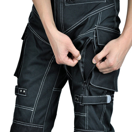 GR Motorcycle Pants Waterproof Jeans with Armor Protector Pads – Riders  Gear Store
