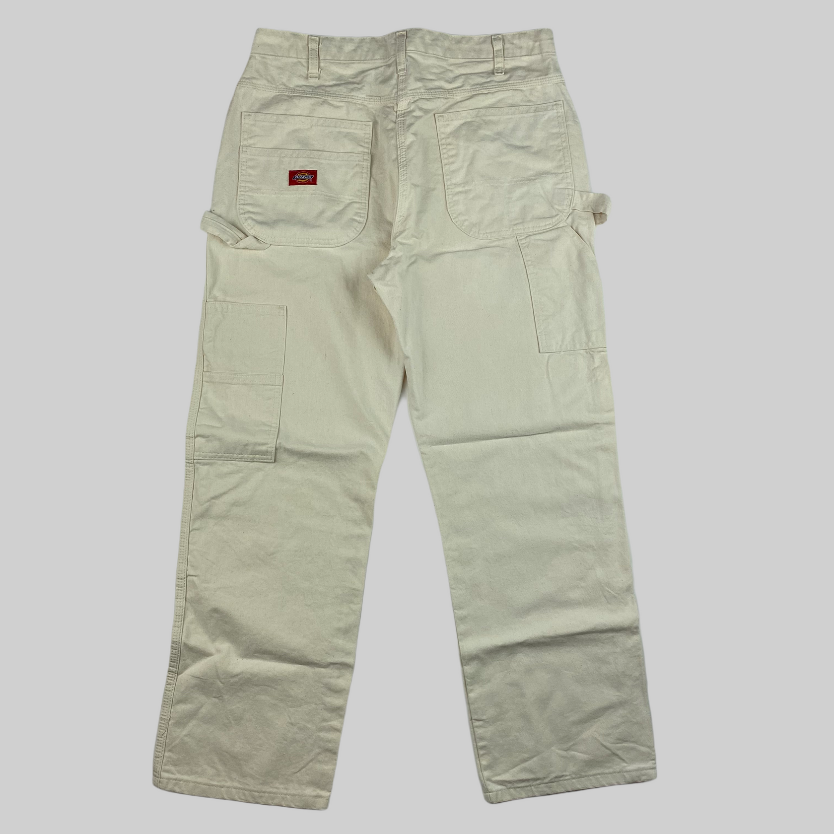 Dickies - Loose Fit Carpenter Work Painter Denim Trousers - Off White ...