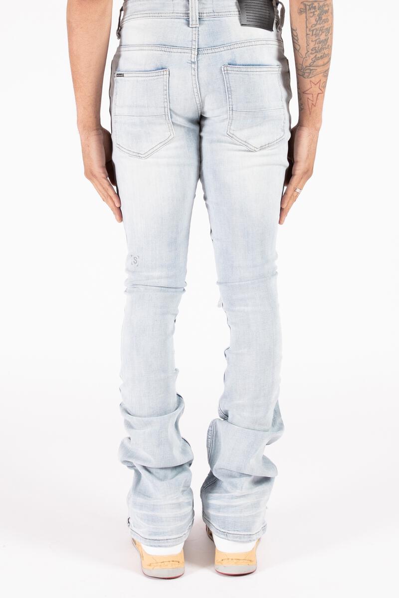 Serenede - Azul Stacked Denim Jeans (Blue) – Octane