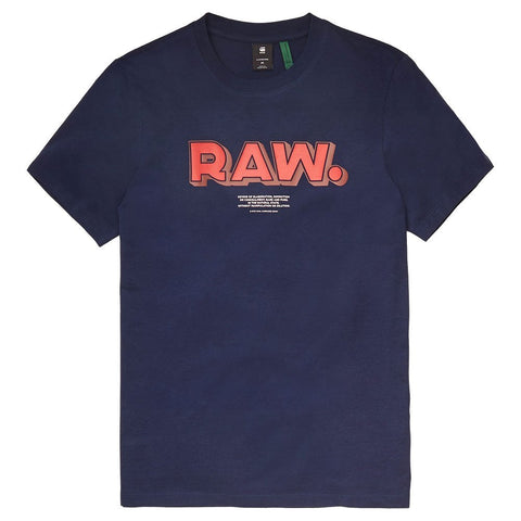 Raw G-Star (Sartho Blue) Graphic T-Shirt - – 4 Octane