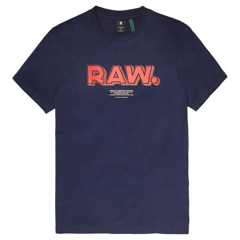 G-Star Raw - Graphic 4 T-Shirt (Sartho Blue) – Octane