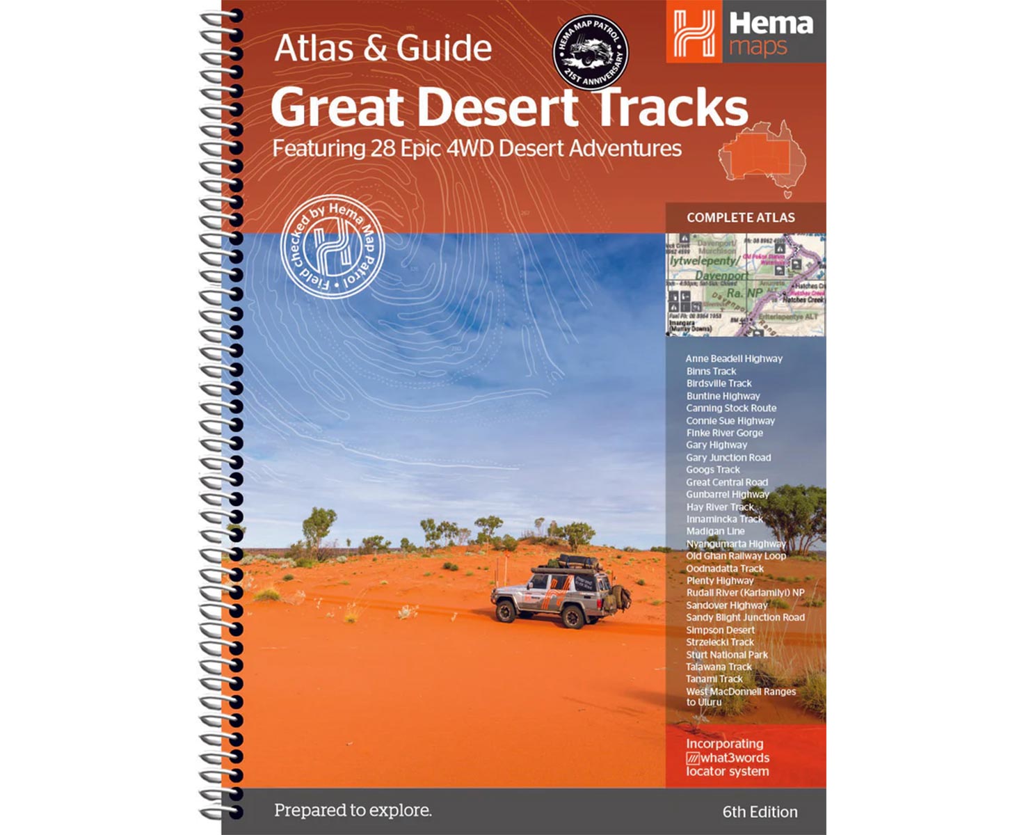 Hema Maps Great Desert Tracks Atlas & Guide