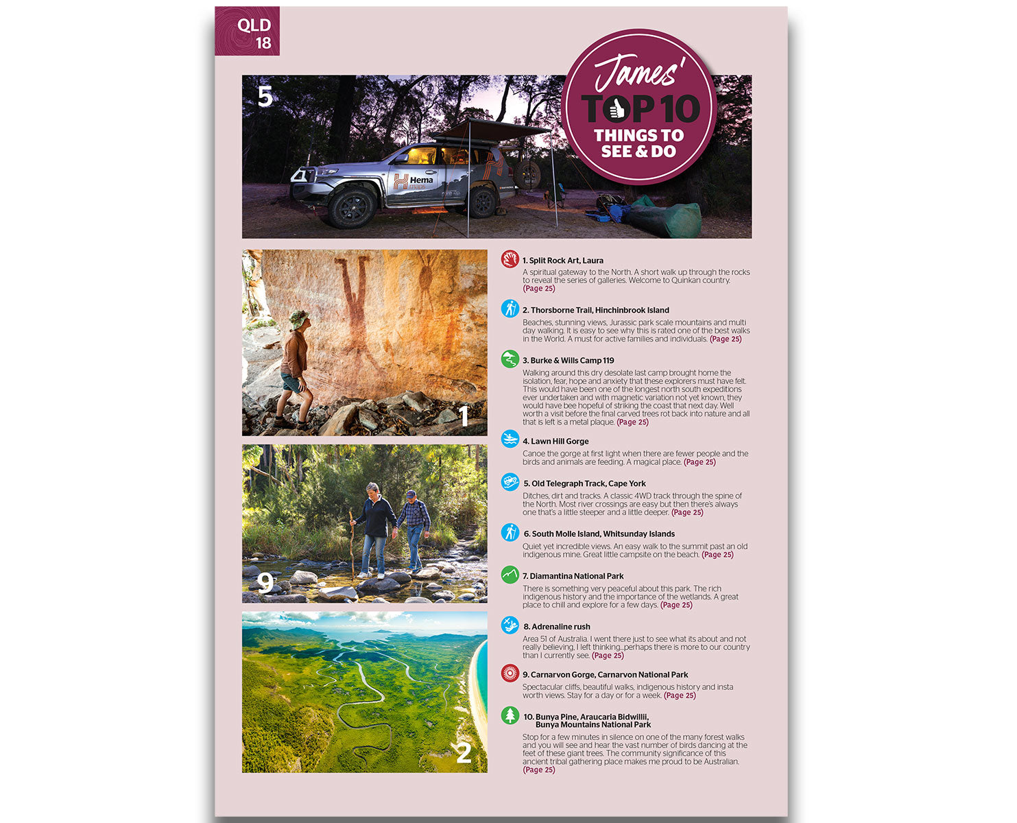 3001 things to see and do around Australia QLD