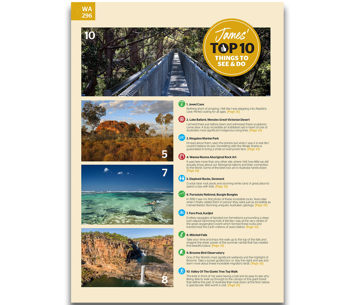 3001 things – the ultimate Australian travel guide WA