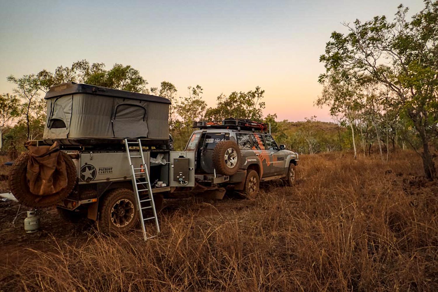 Camping off Wollogorang Road near the Northern Territory/Queensland border.