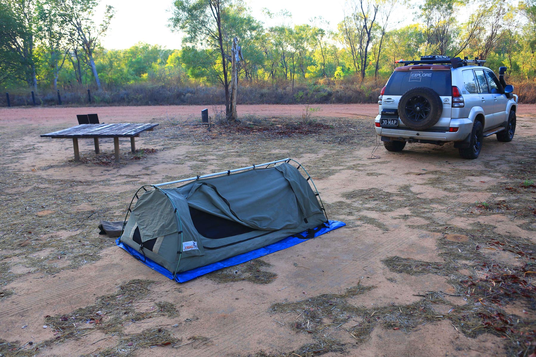 Burketown Crossing campsite