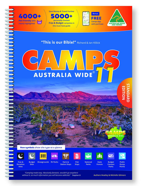 Camps 11 is hot of the press and available on the Hema Maps store!
