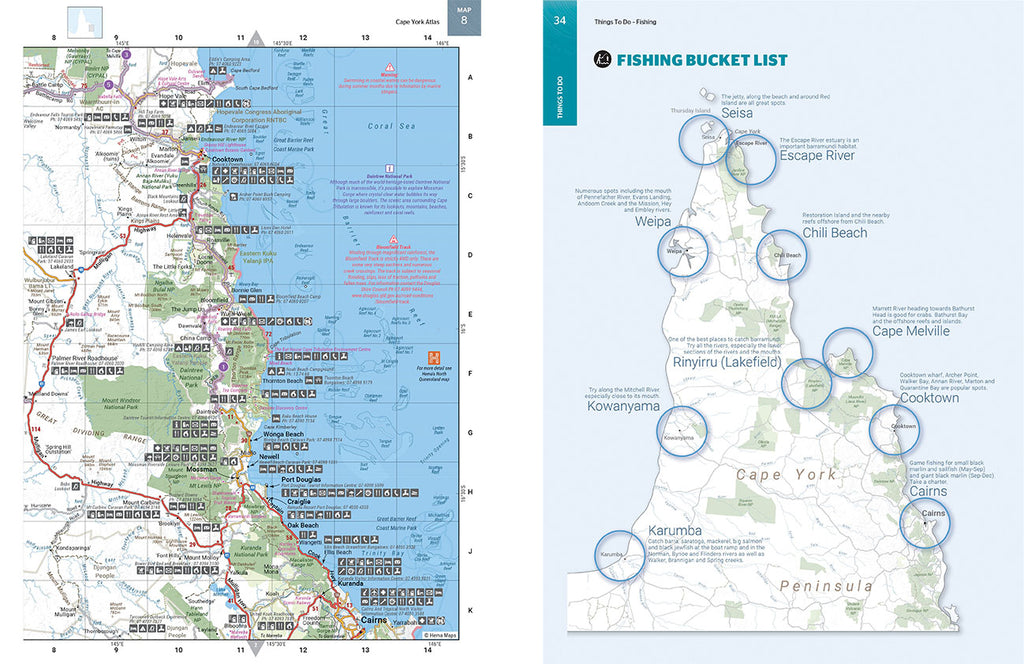 Cape York Atlas & Guide Map 4 page 34.