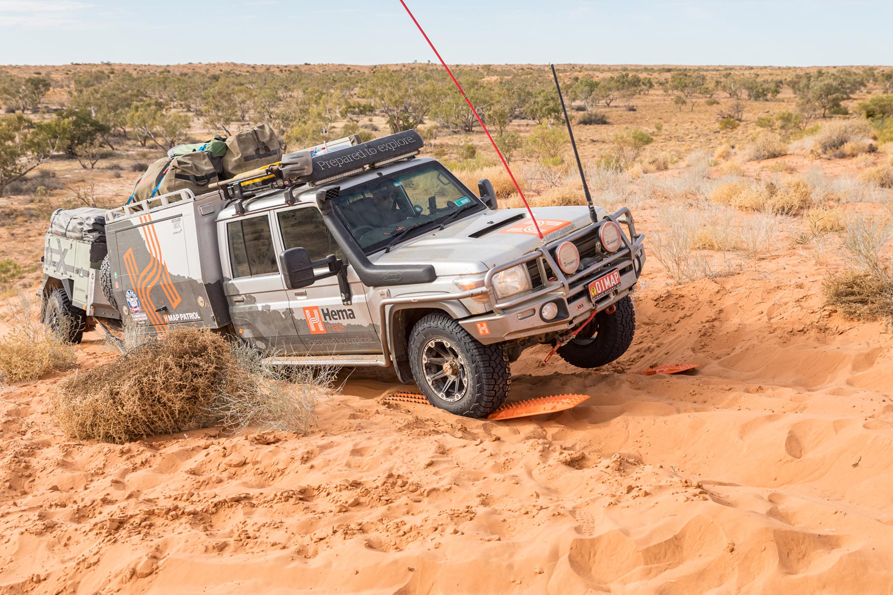 Hema Maps MAXTRAX sand recovery