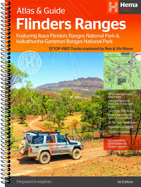 Brand new first edition release of the Flinders Ranges Atlas & Guide