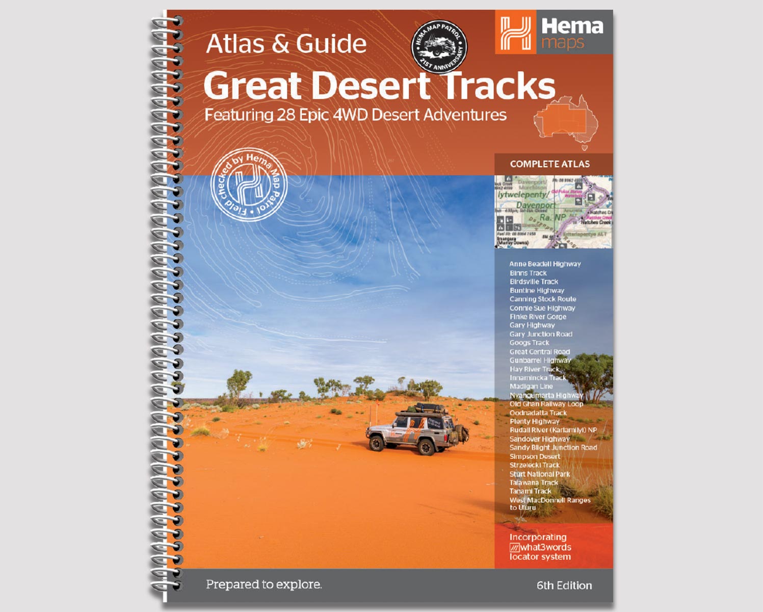 Hema Maps Great Desert Tracks Atlas & Guide