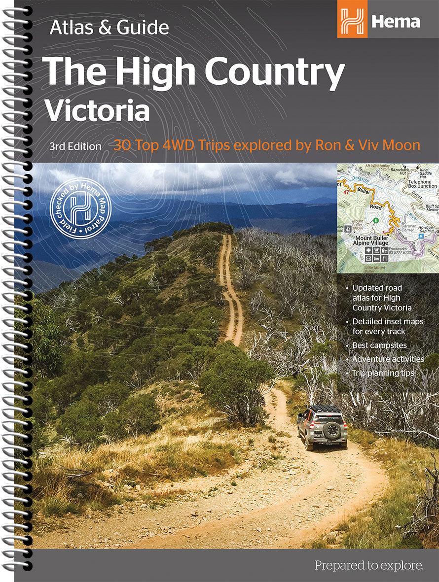 High Country Victoria Atlas & Guide Ed3 from Hema Maps