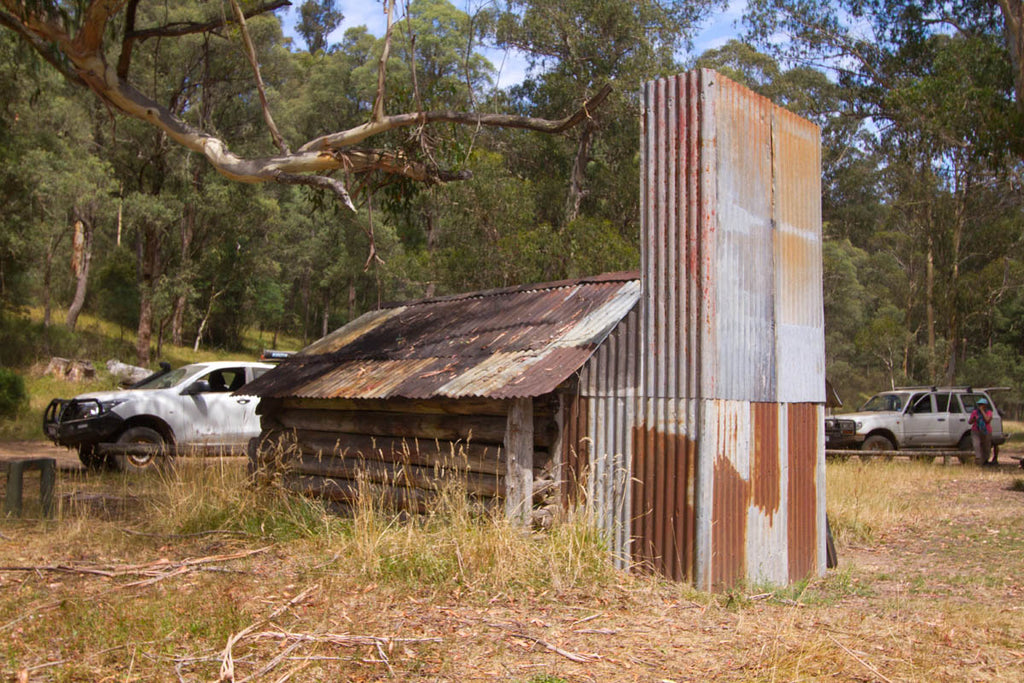 Roofing Iron outside the huts