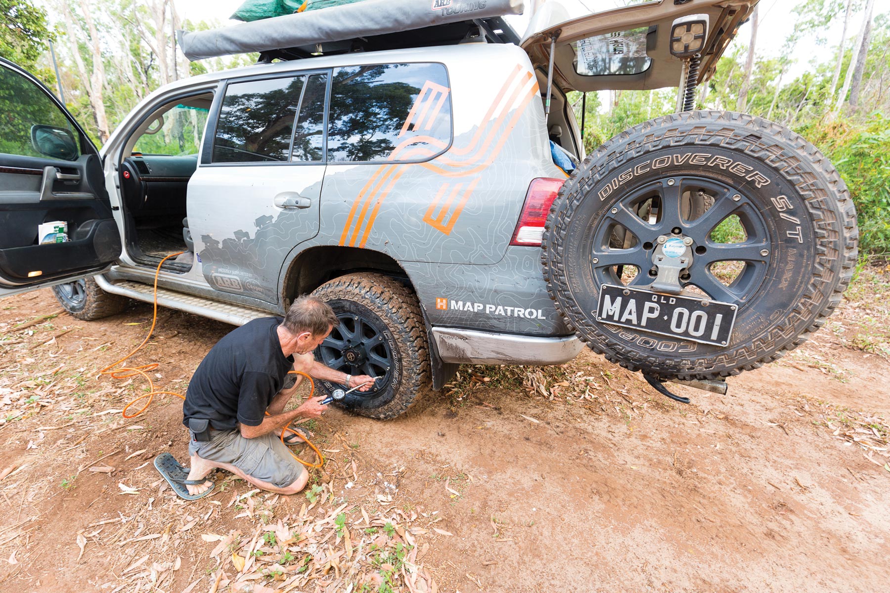 Cape York tyre pressure, Hema Maps