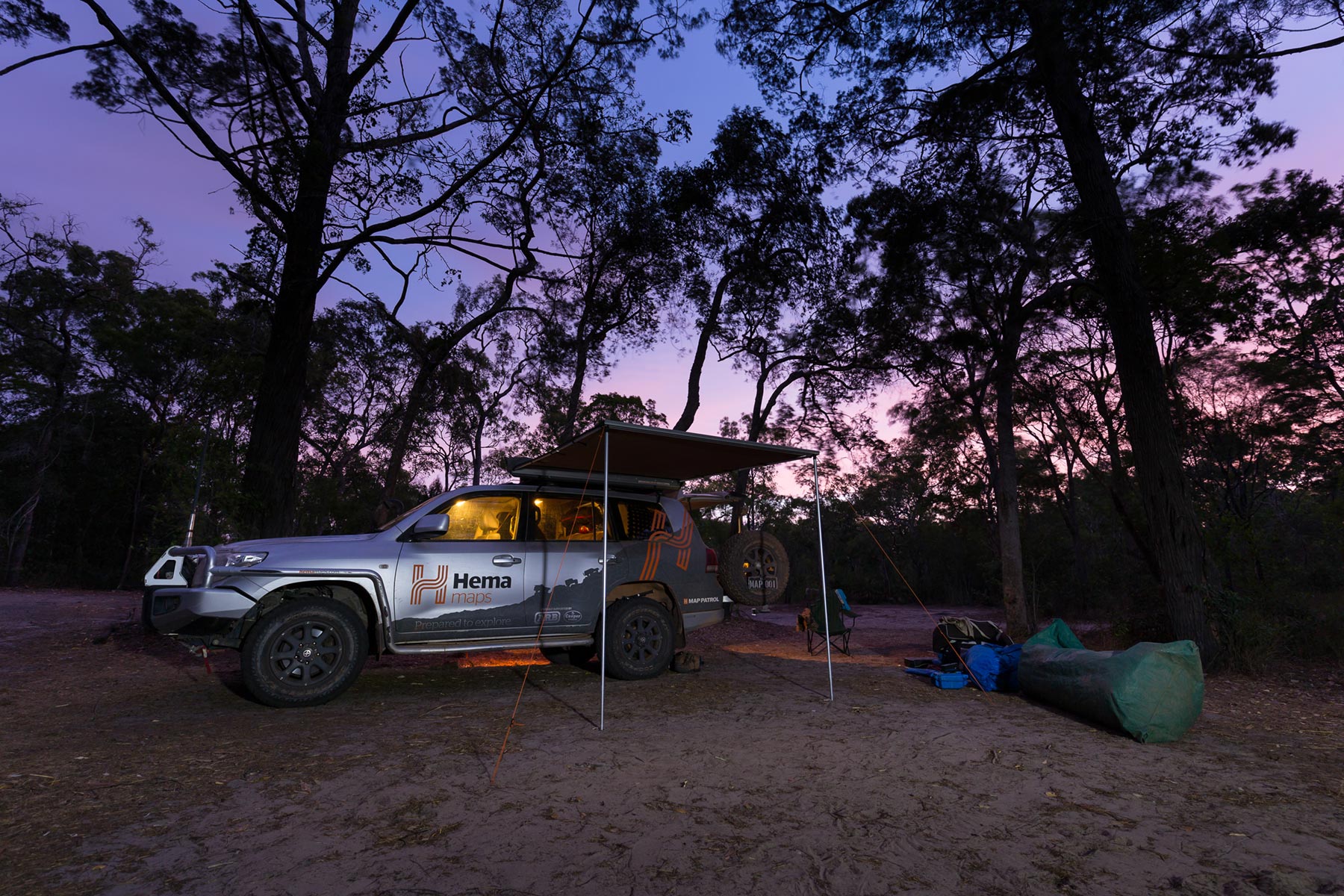 Old Telegraph Track (South), Camping